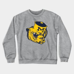 Old And Classic Wolf From Michigan Crewneck Sweatshirt